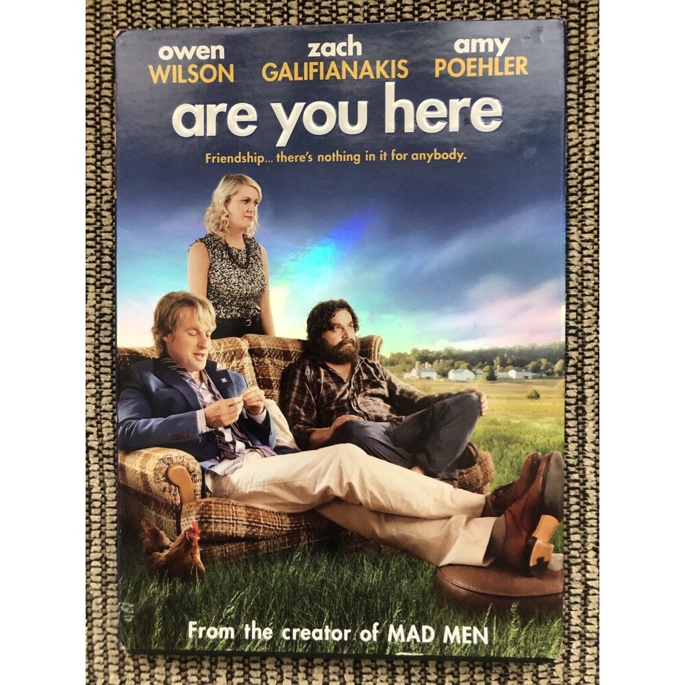 Are You Here DVD AMY POHLER OWEN WILSON ZACH GALIFIANAKIS